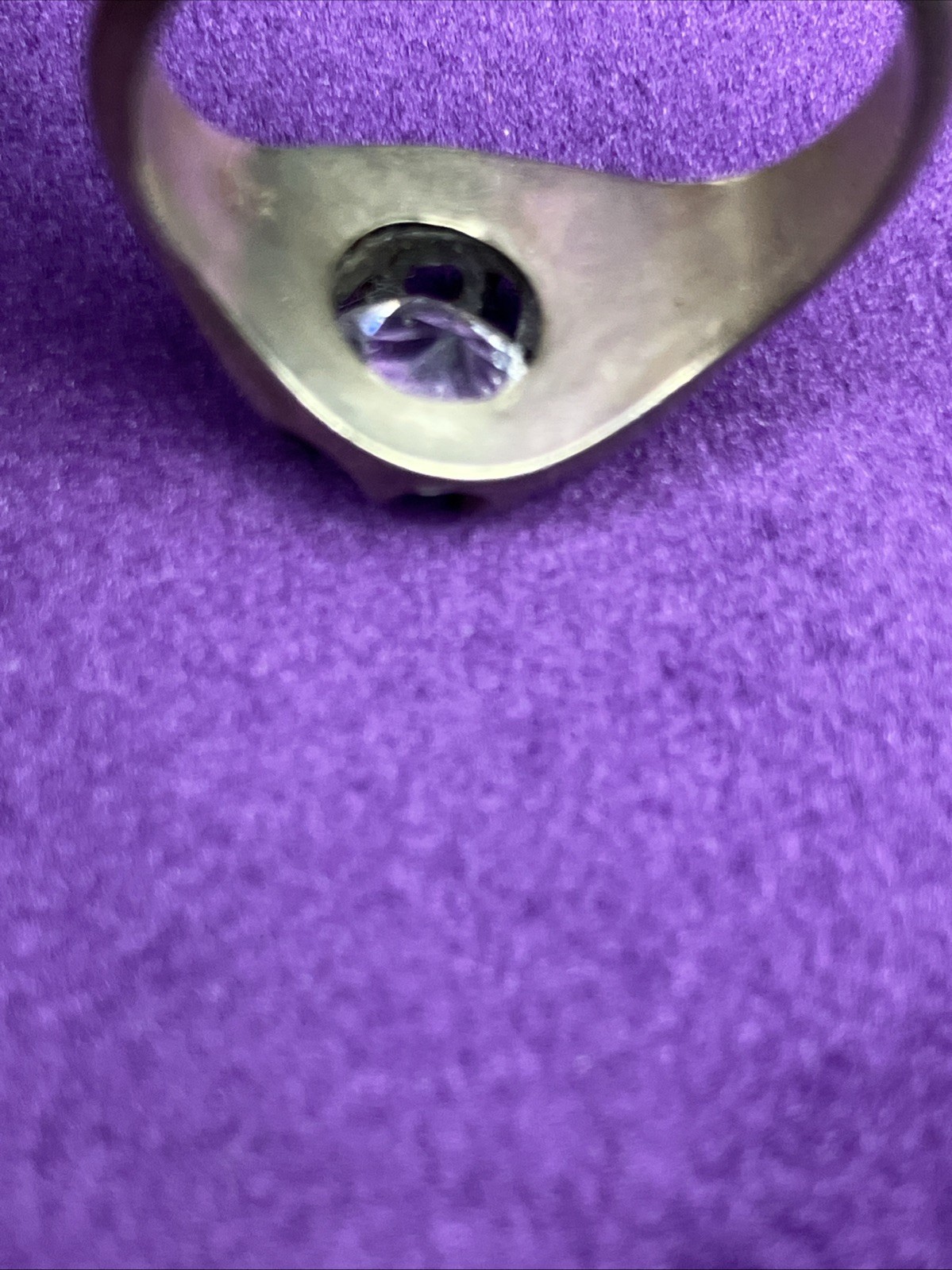 Sz 7 1/4 Belcher Buttercup Antique Victorian Style Ring Glass Costume Wedding