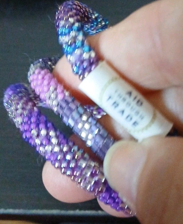 Set Of 3 Roll On Bracelets Nepal Aid Through Trade (lot #5)