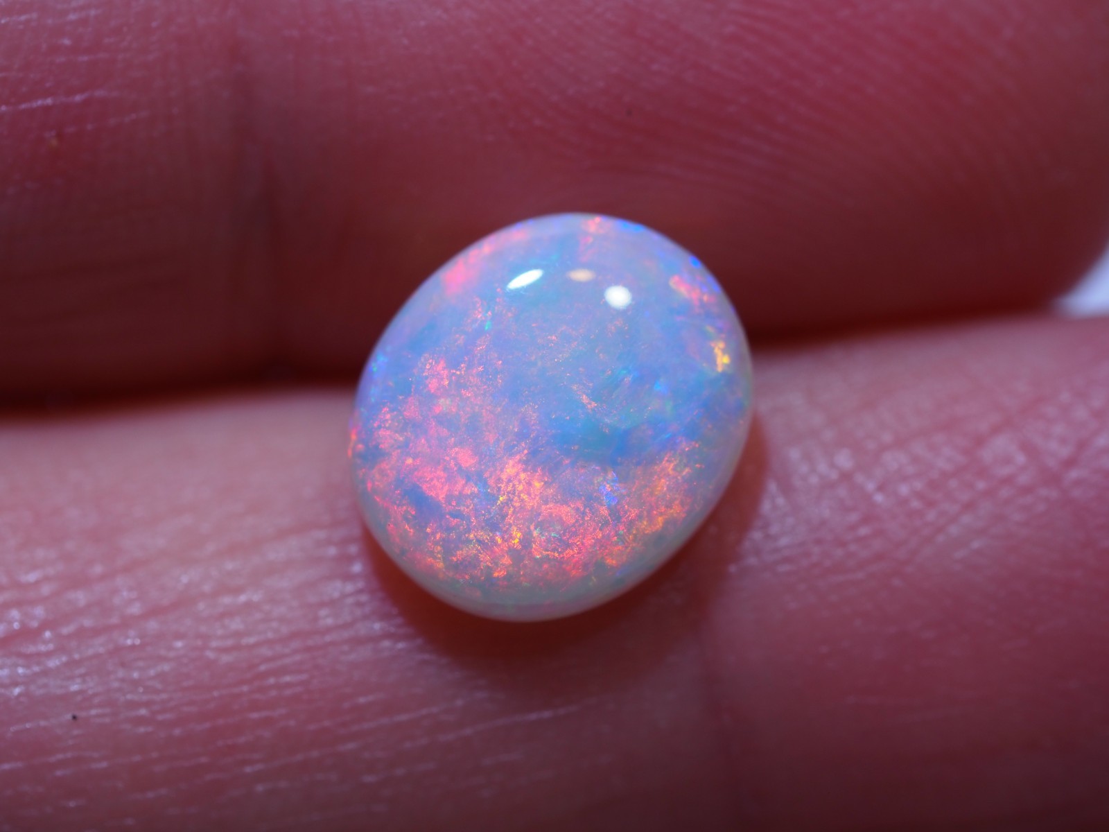 2.3ct White Opal from Lightning Ridge | Natural Australian Opal Gem