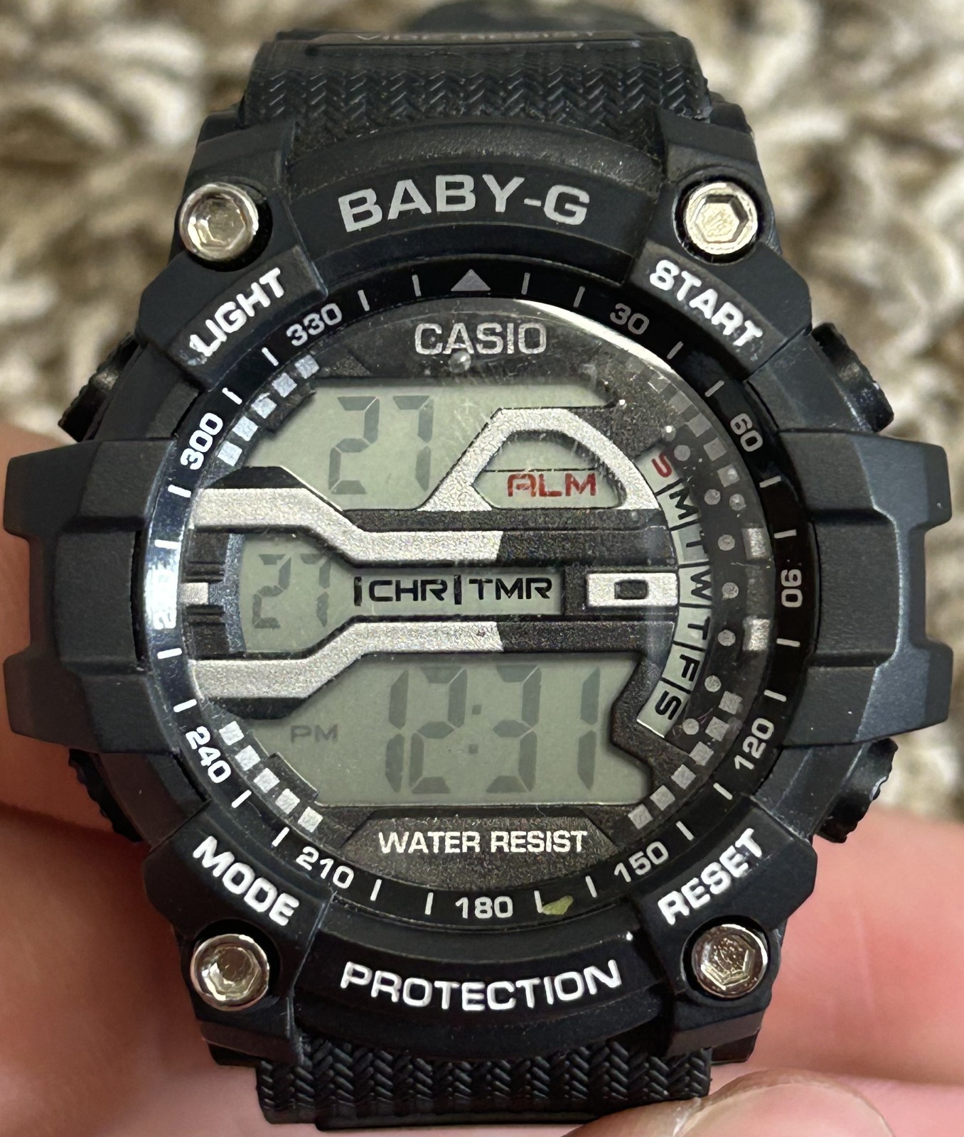 Casio Baby-G Shock Digital Watch mens Works!