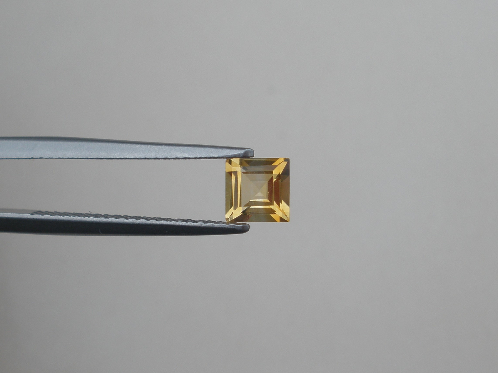 Citrine Square Natural Loose Faceted Gem 5mm