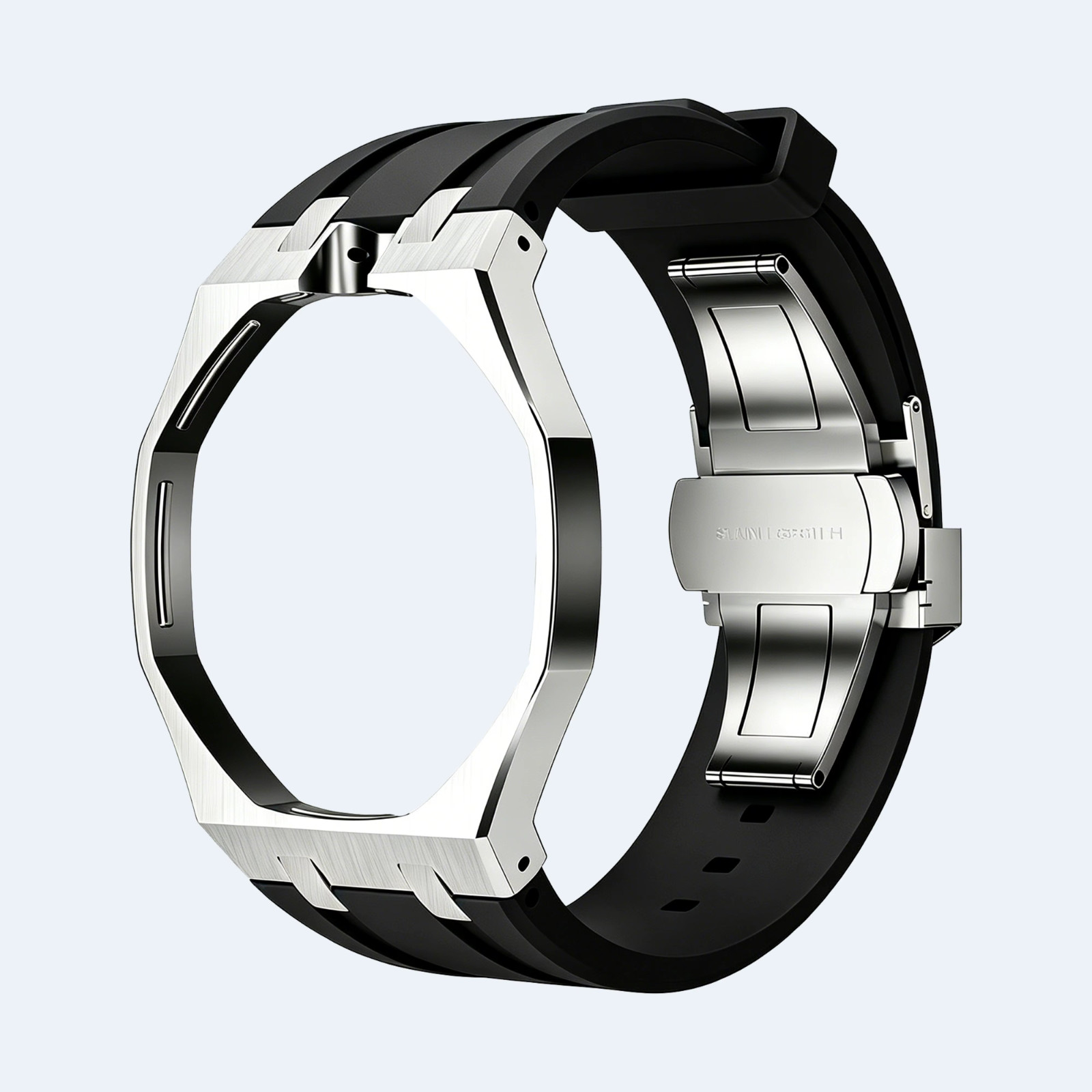 Stainless Steel Strap Mod Kit for Swatch Royal Pop 41mm