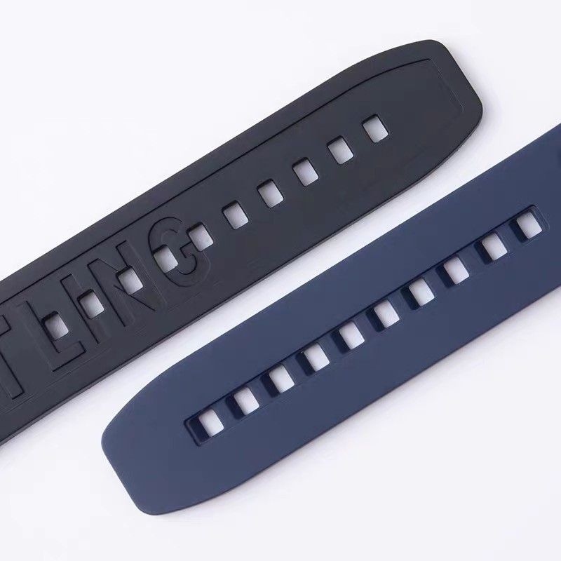 22mm 24mm For BREITLING BLUE RUBBER WATCH BAND STRAP AVENGER PRO DIVER