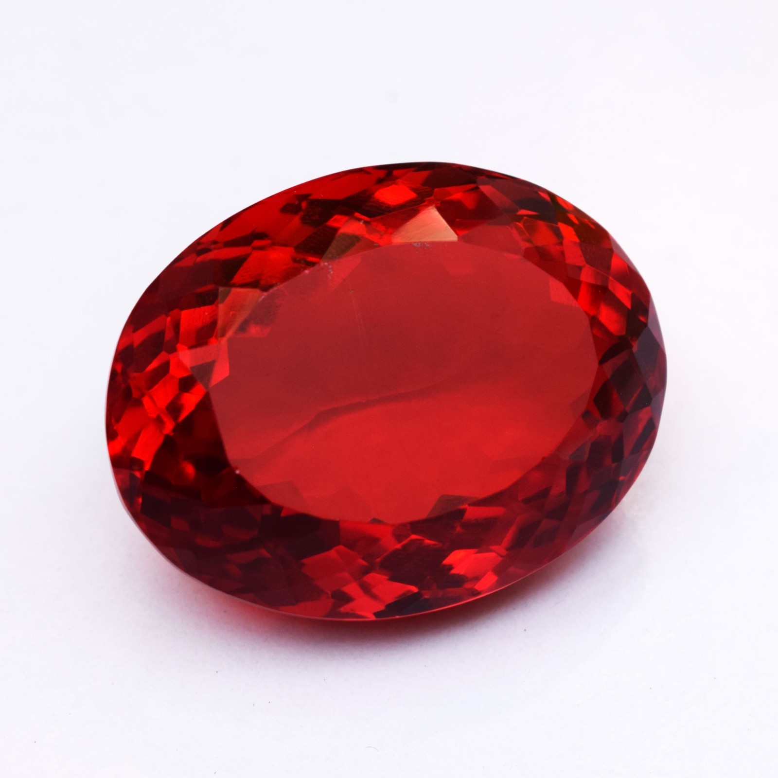 181.65 Carat Huge Blood Red Spinel Oval Cut Flawless Certified Loose Gemstone