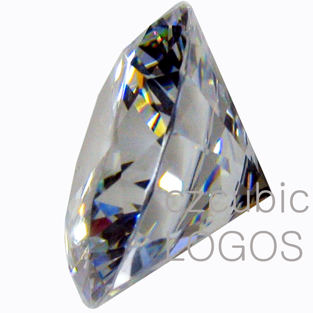 CUBIC ZIRCONIA LOOSE ROUND STONES CLEAR CZ EXCELLENT TOP 7A QUALITY US SHIPPER 5