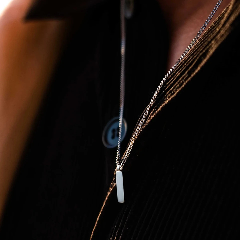 Men’s Jewelry Stainless Steel Non fading Necklace Hip Hop Cuban Chain cadenas pa