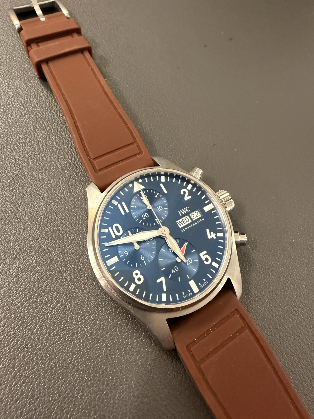 IWC Pilot’s Watch Chronograph IW388102 41mm Box Papers Extra Straps