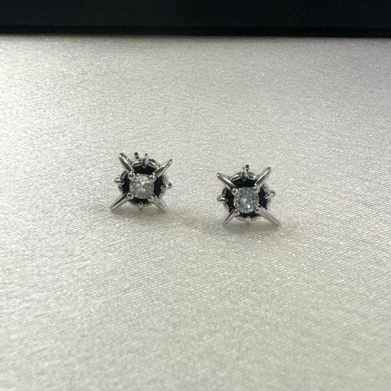 CZ Star Stud Earrings for Men Women Streetwear Hip Hop Unisex Style