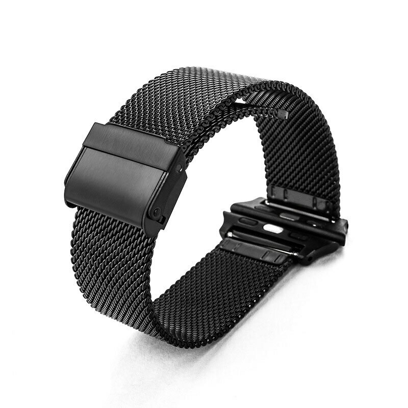 0.6mm Wire Mesh Stainless Steel Watch Band for Apple Watch Strap 49mm 38 40 44mm