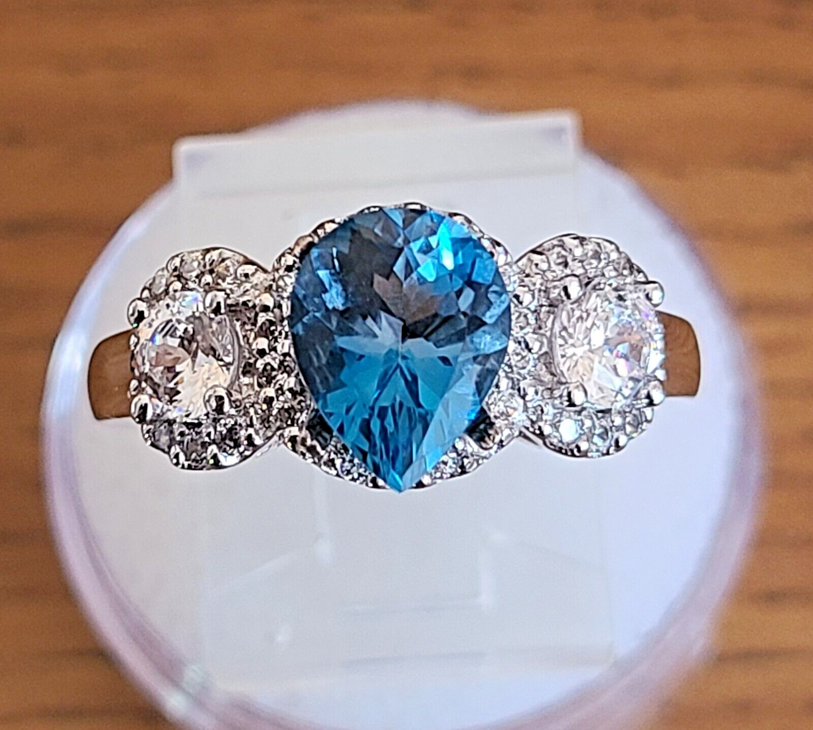 Blue Topaz 2.00 Ct. London Blue Topaz Gemstone Pear Shape 9 X 7 mm Loose Stone