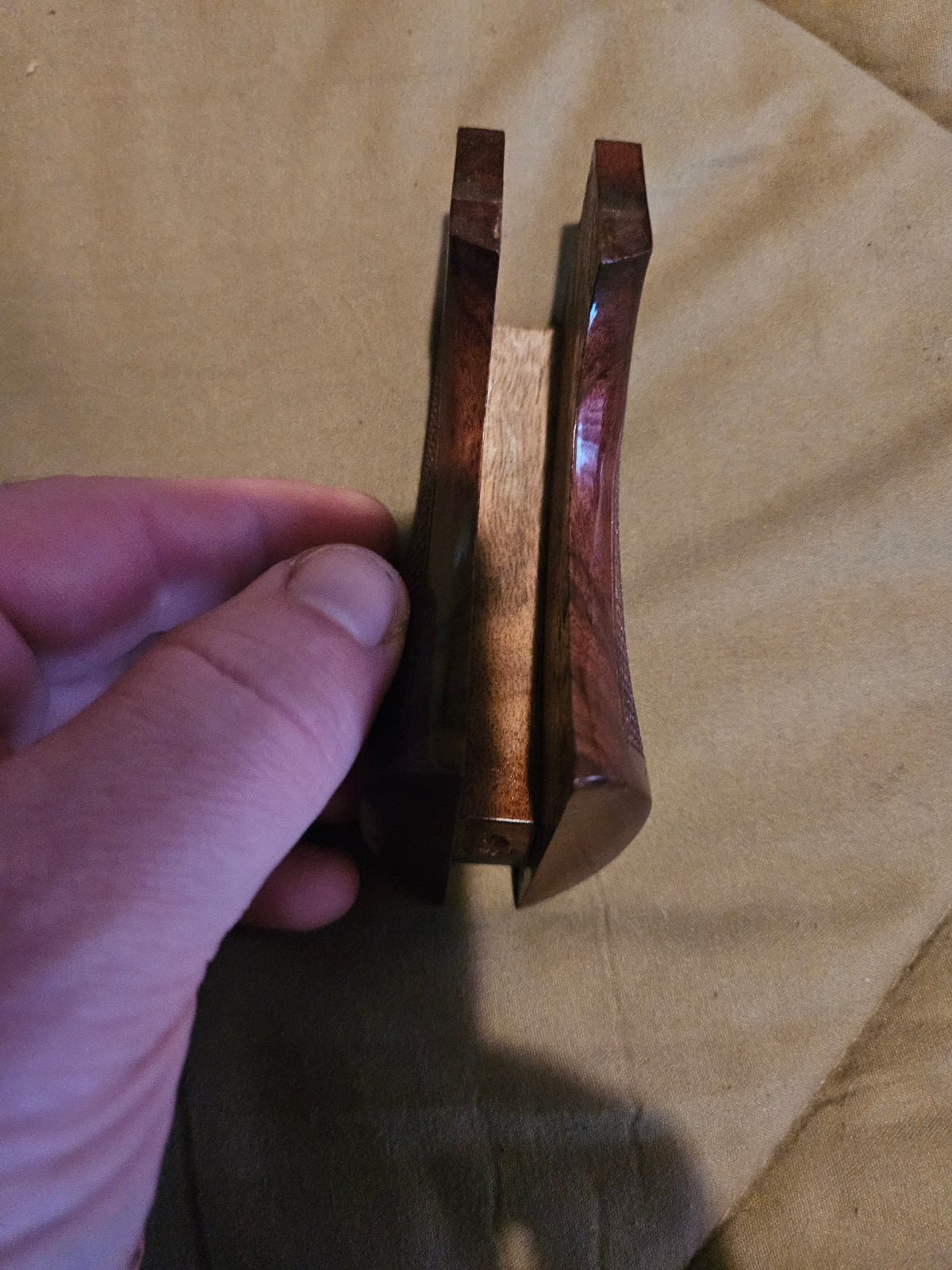 Unmarked All-In-One Wooden Western Gun Grip