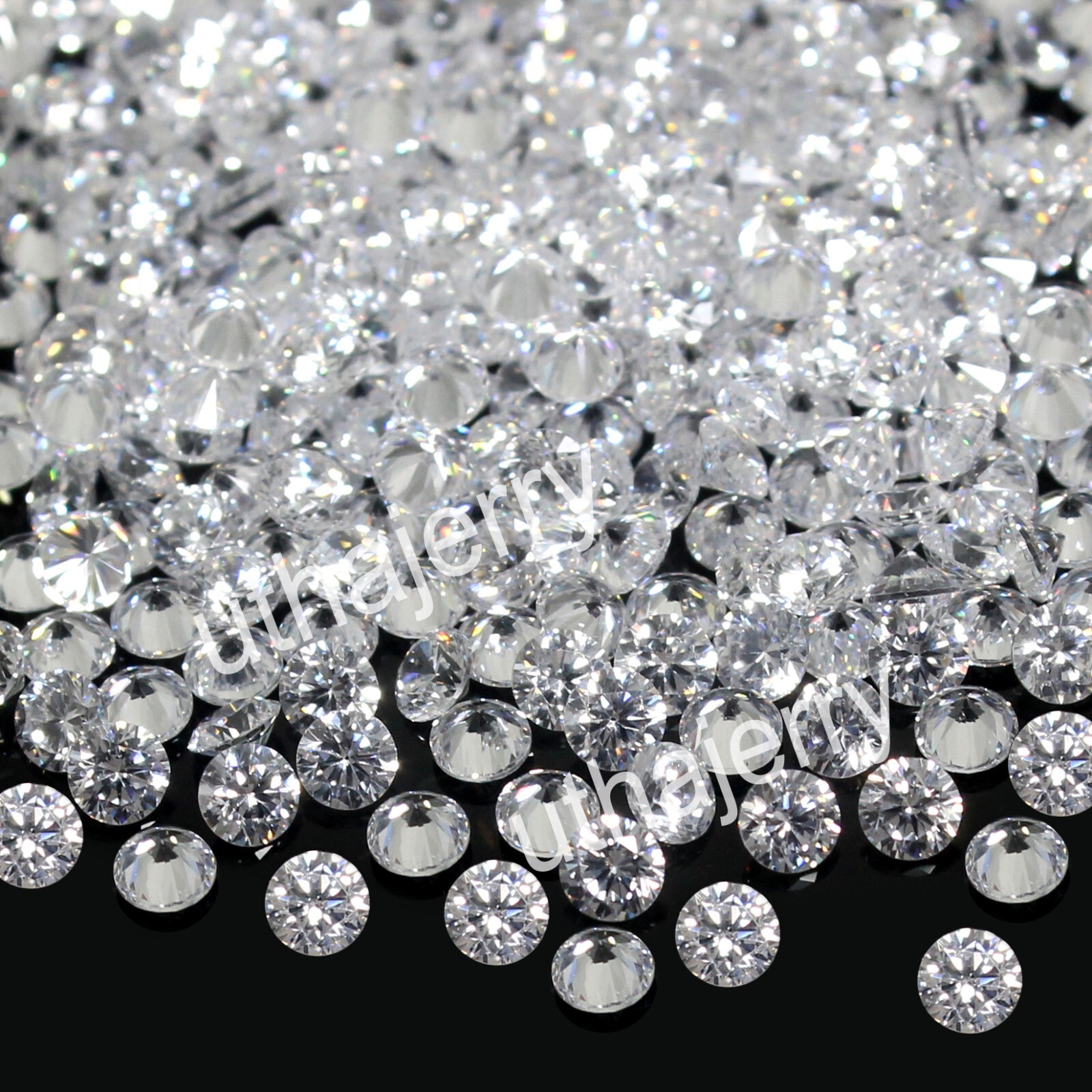 1000 Pc Natural Certified VVS1 D Color Diamond 0.80 mm Round Brilliant Cut