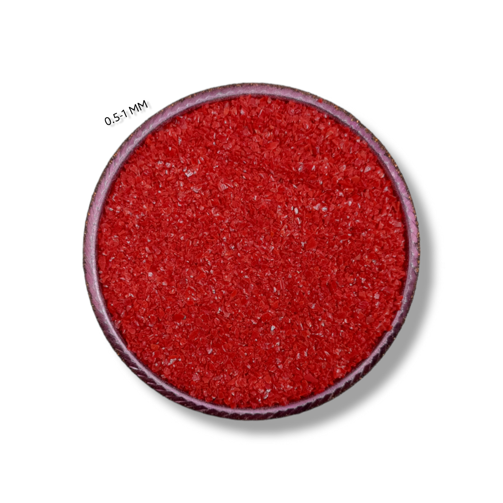 Crushed Gemstone Coarse 0.5-1 MM Crushed Powder For Ring Inlay Woodwork Inlay