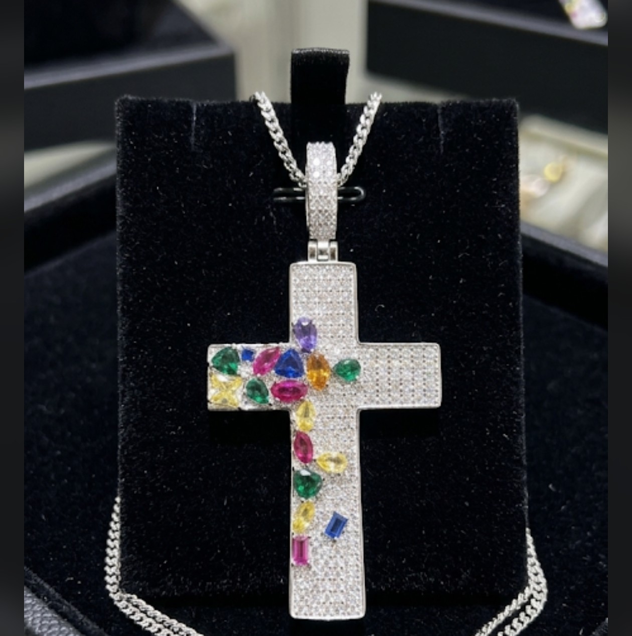 1/3 Harlembling Unreleased VVS Moissanite Cross Pendant