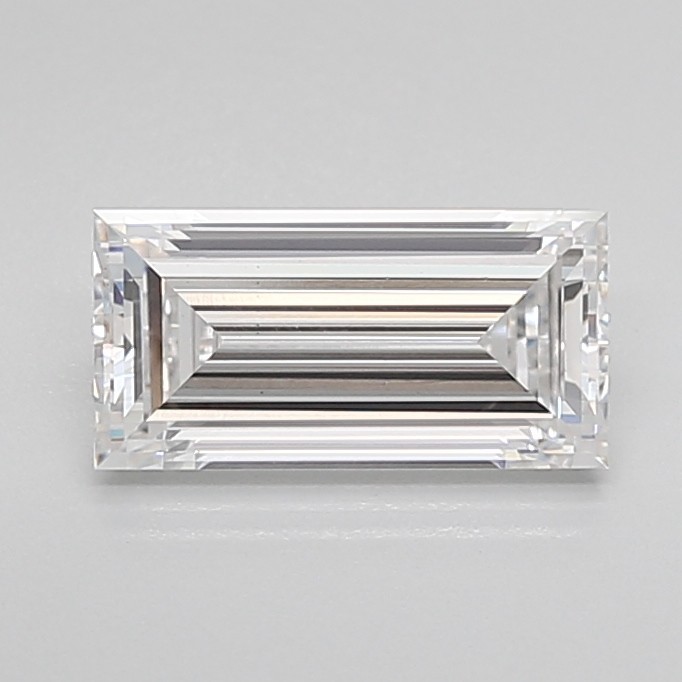 1.59 Ct Tapered Baguette D Color VS1 Clarity IGI Certified Lab Grown CVD Diamond