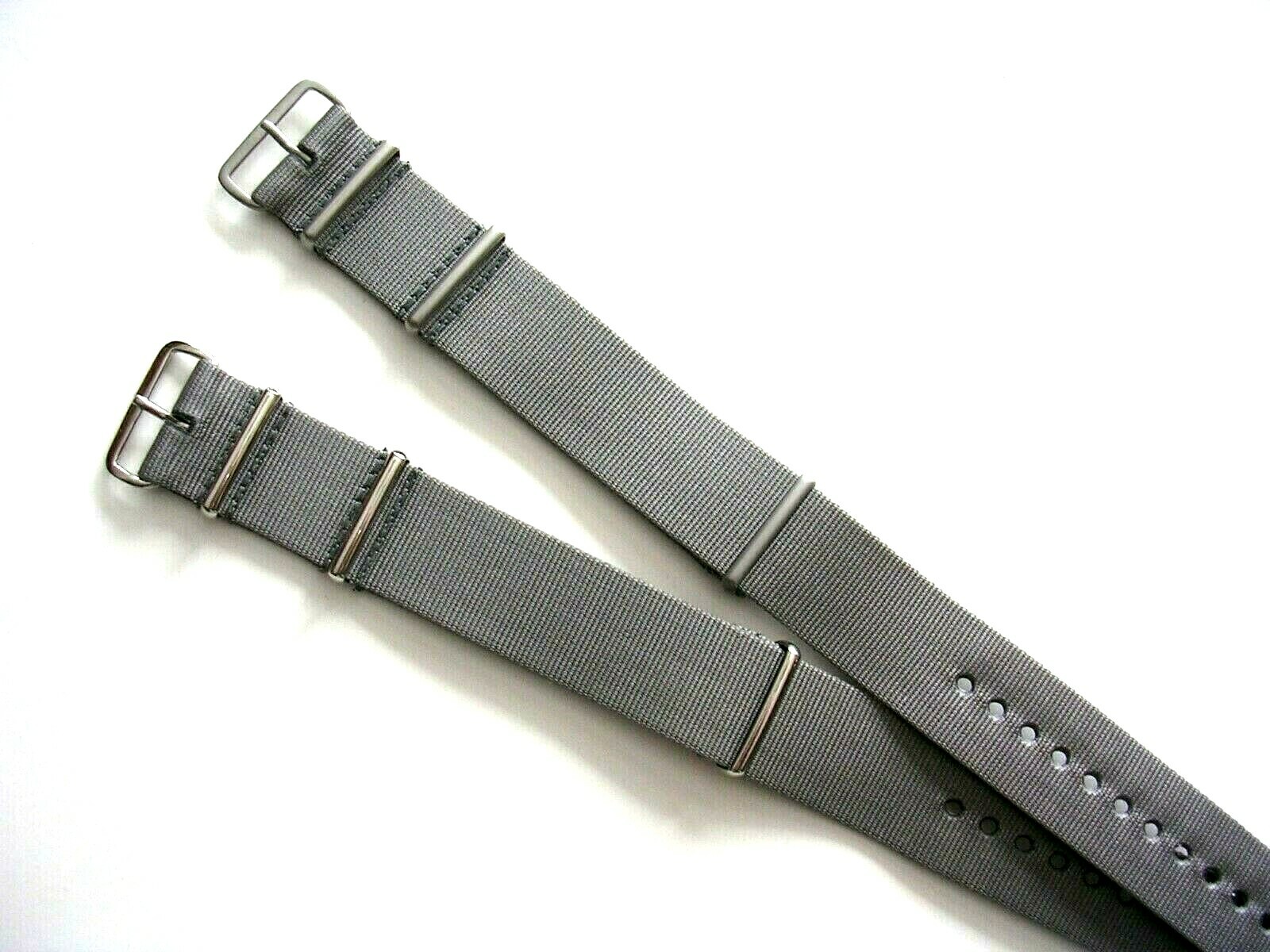 Grey NATO G10 strap Ballistic nylon military Mil Spec MoD watch band USA seller