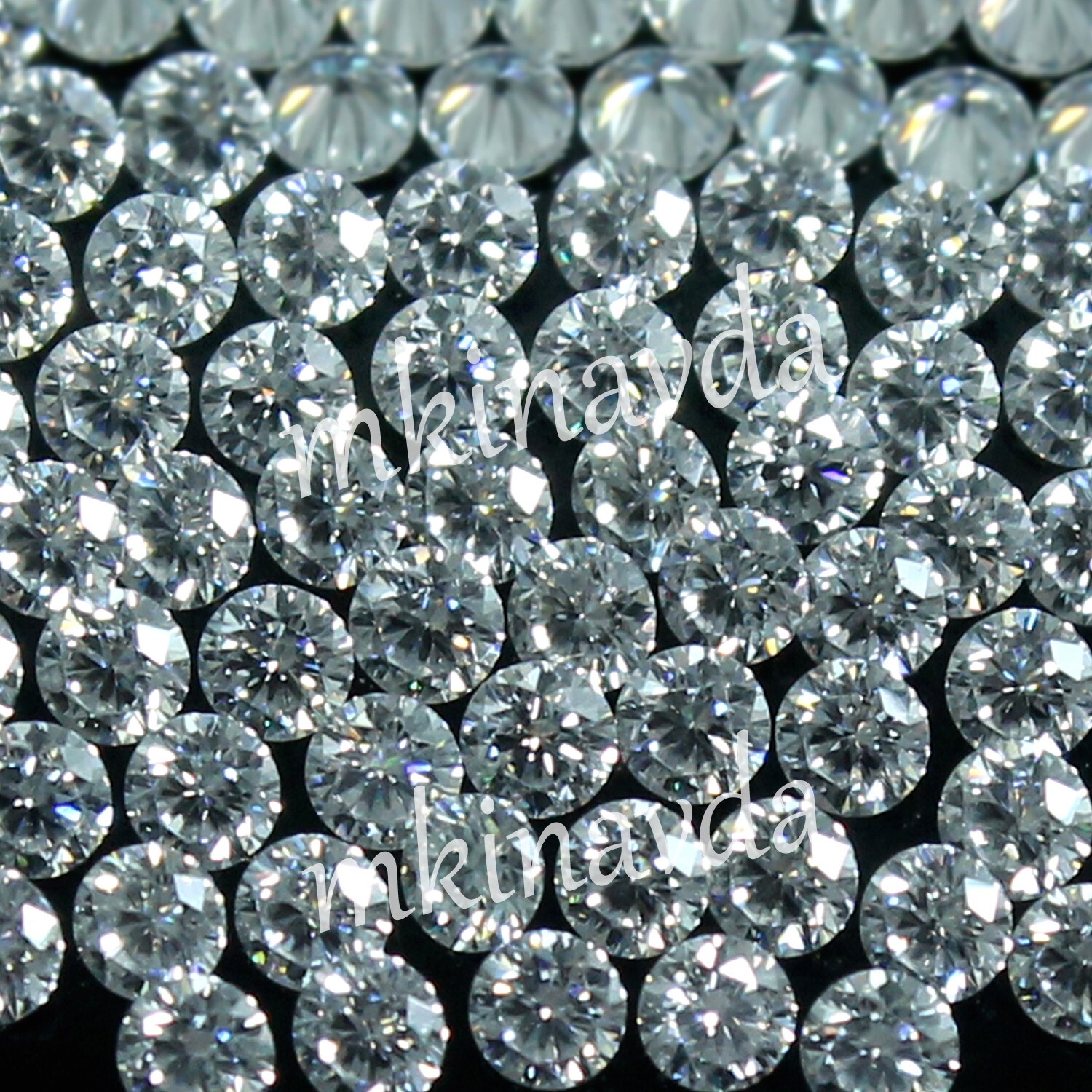 Natural 2.90 Ct D Color VVS1 Certified 0.80 MM Round White Diamond 1000 Pcs Lot
