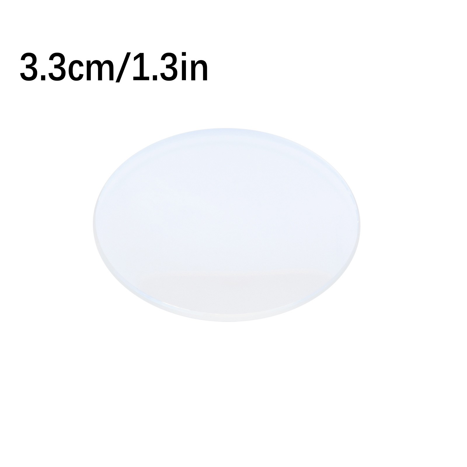 33mm Diameter 1.2mm Blue AR Coated Double Dome Mineral Watch Glass Crystal