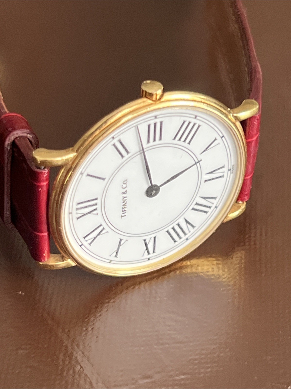 Tiffany and Co. 18K yellow gold wristwatch – Camille Fournet Paris Watch Strap