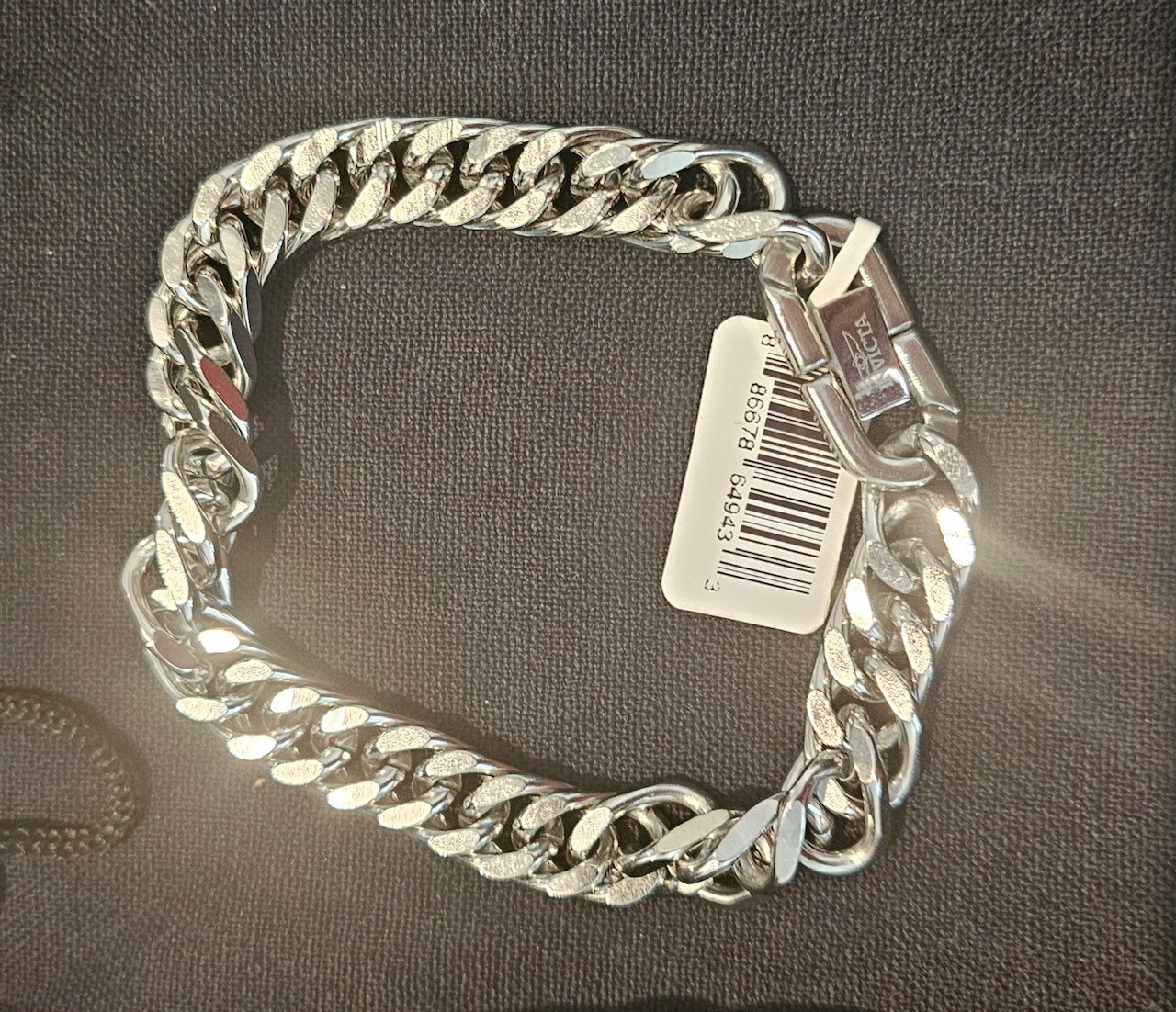 Invicta Elements Men’s Ultra Chain Bracelet Silver Tone 80815