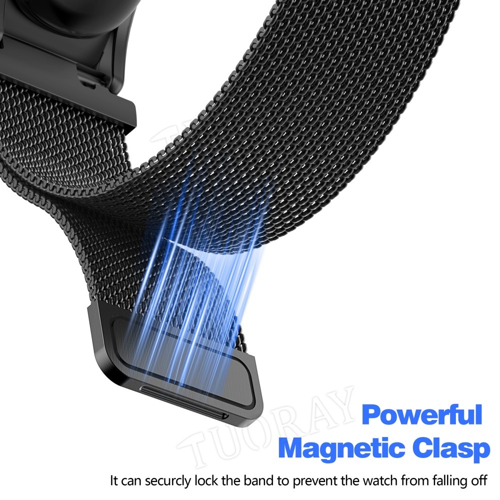 For Google Fitbit Air 2026 Magnetic Stainless Steel Wrist Band Strap Bracelets