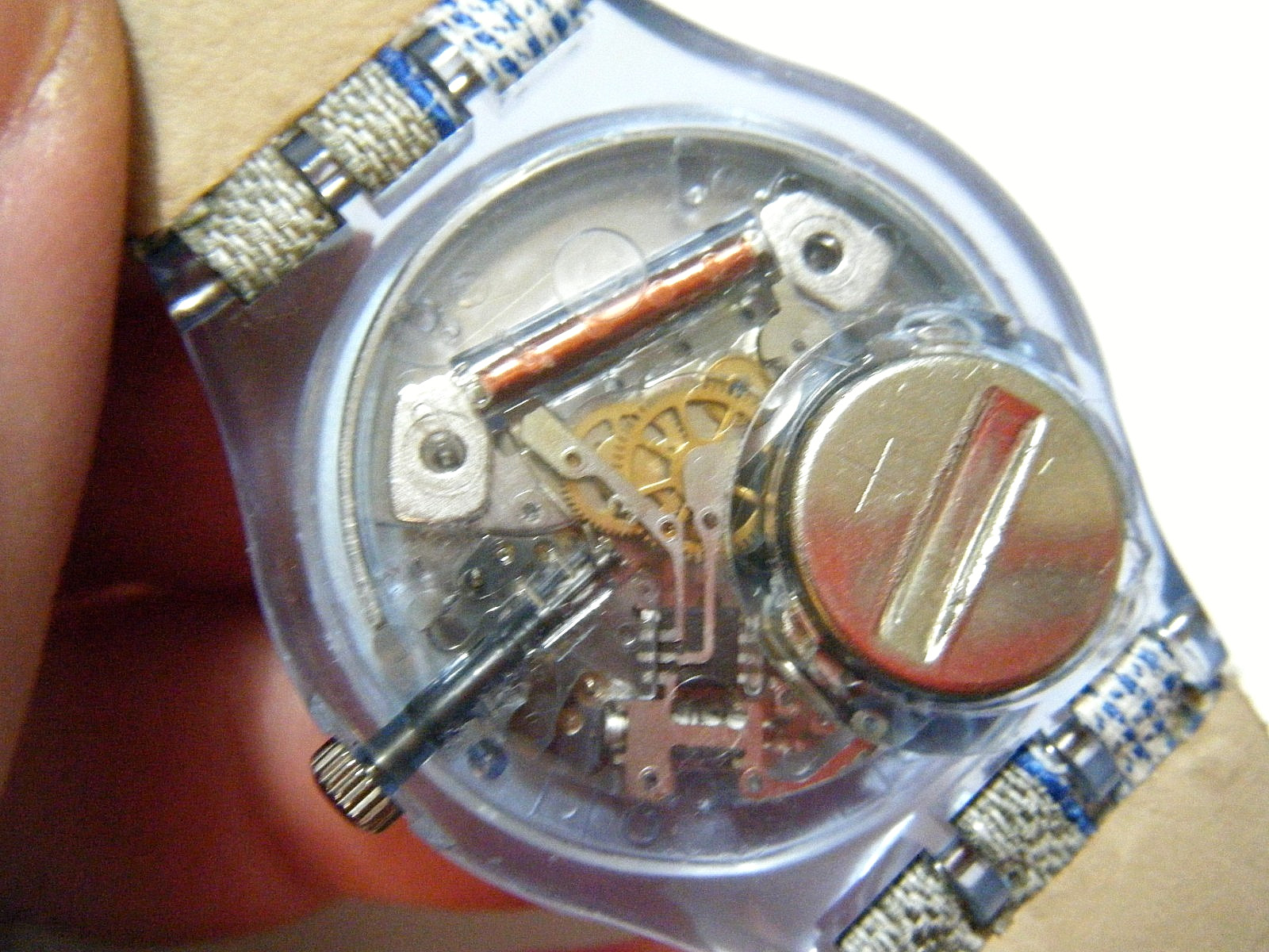 2001 Vintage SWATCH Nursery Time Watch GN714 New Battery Very Good