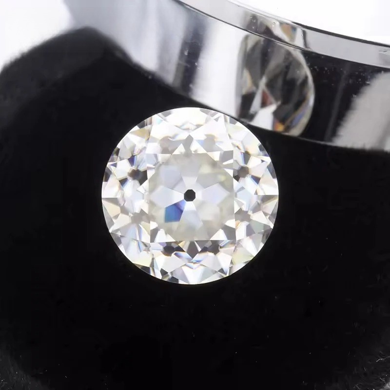 Wholesale Old European Cut Round 0.5-5ct D Color Moissanite Loose GRA VVS1