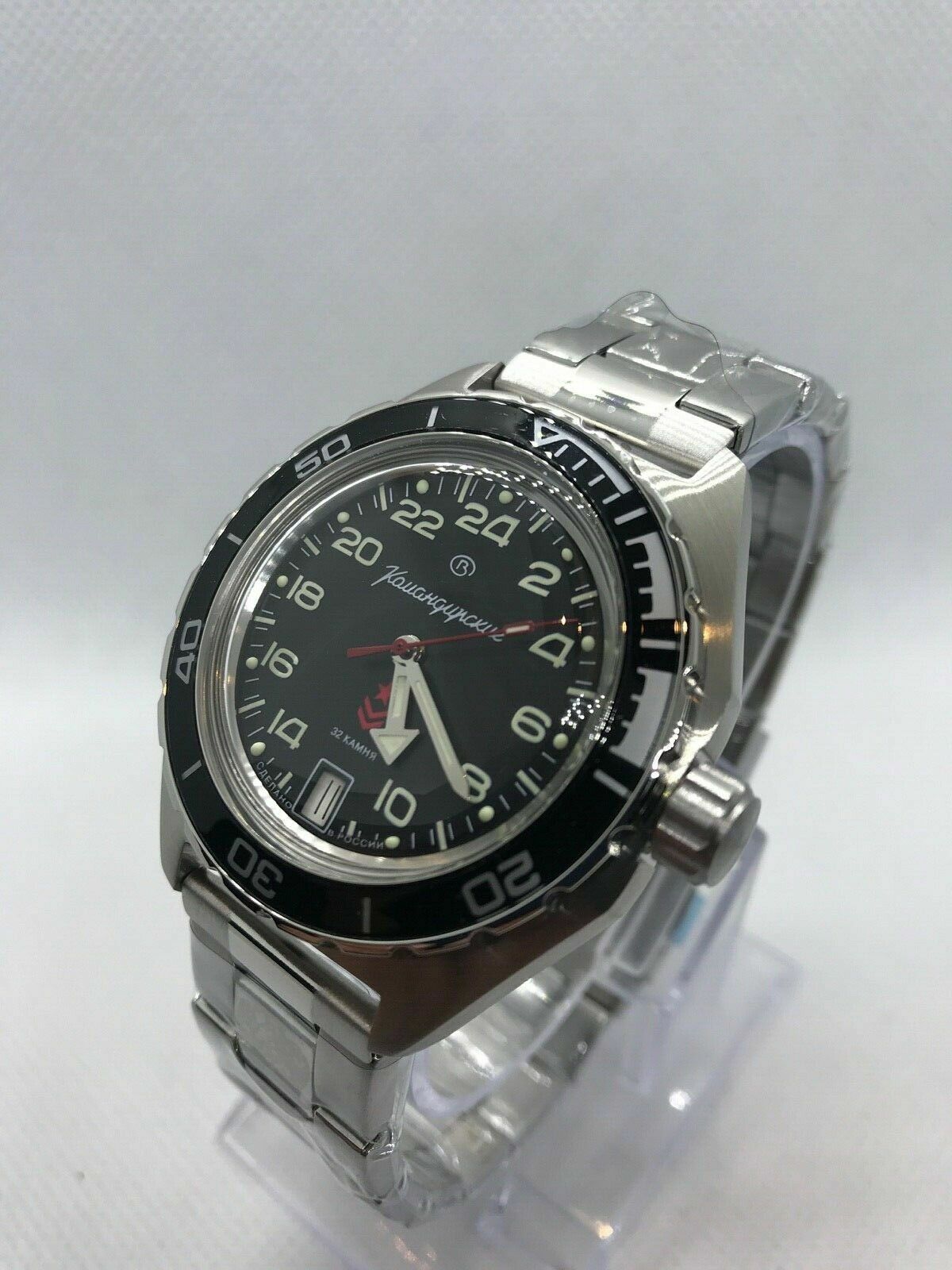 Vostok Komandirskie 650541 Watch Mechanical Automatic 24 Hours US SELLER