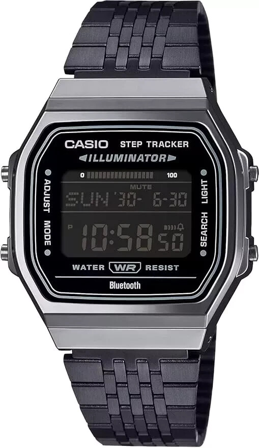 CASIO Step Tracker ABL-100WEGG-1B ABL-100 Bluetooth Quartz Digital Black New