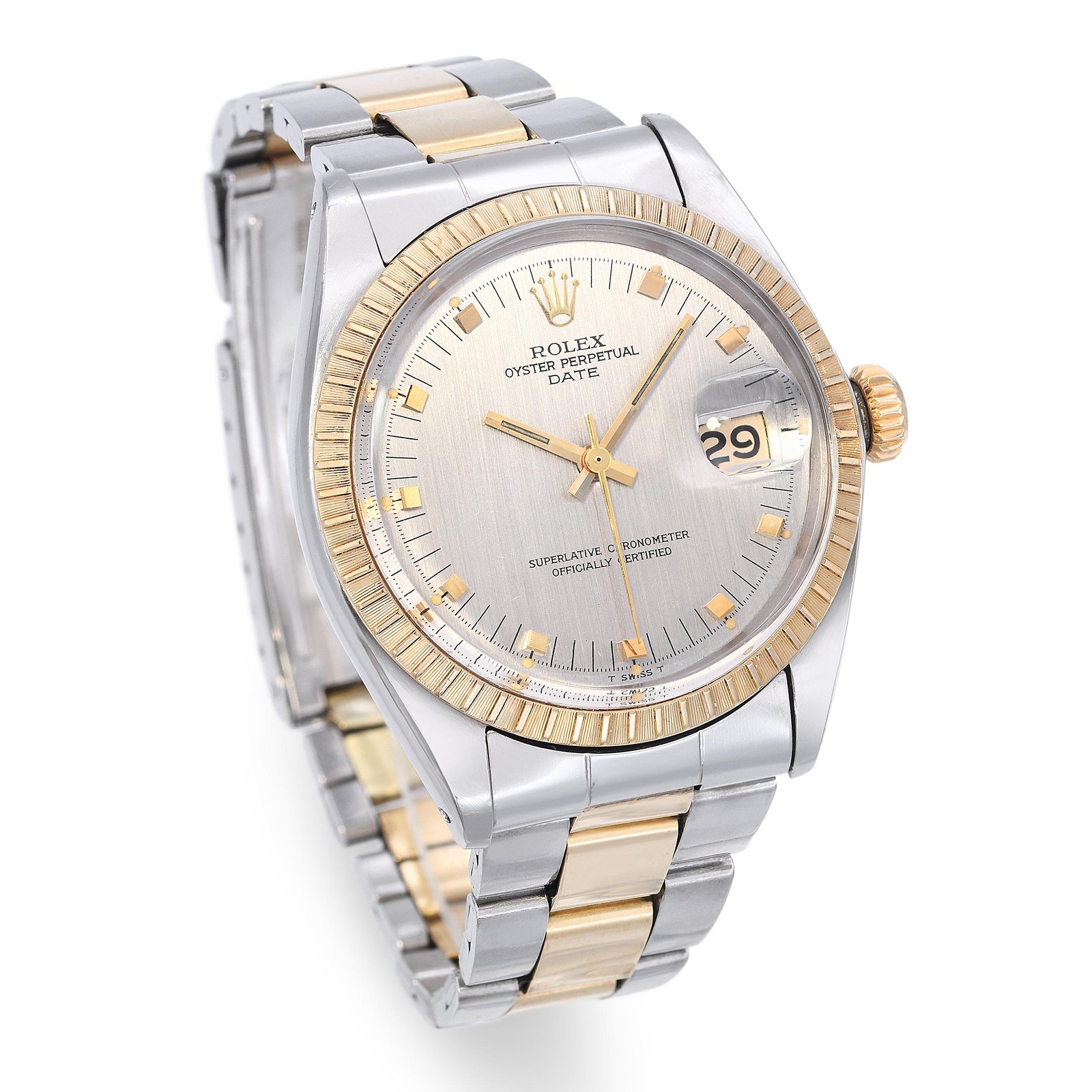Rolex Oyster Perpetual Date Two-Tone Stainless Automatic Men’s Watch Ref 1505