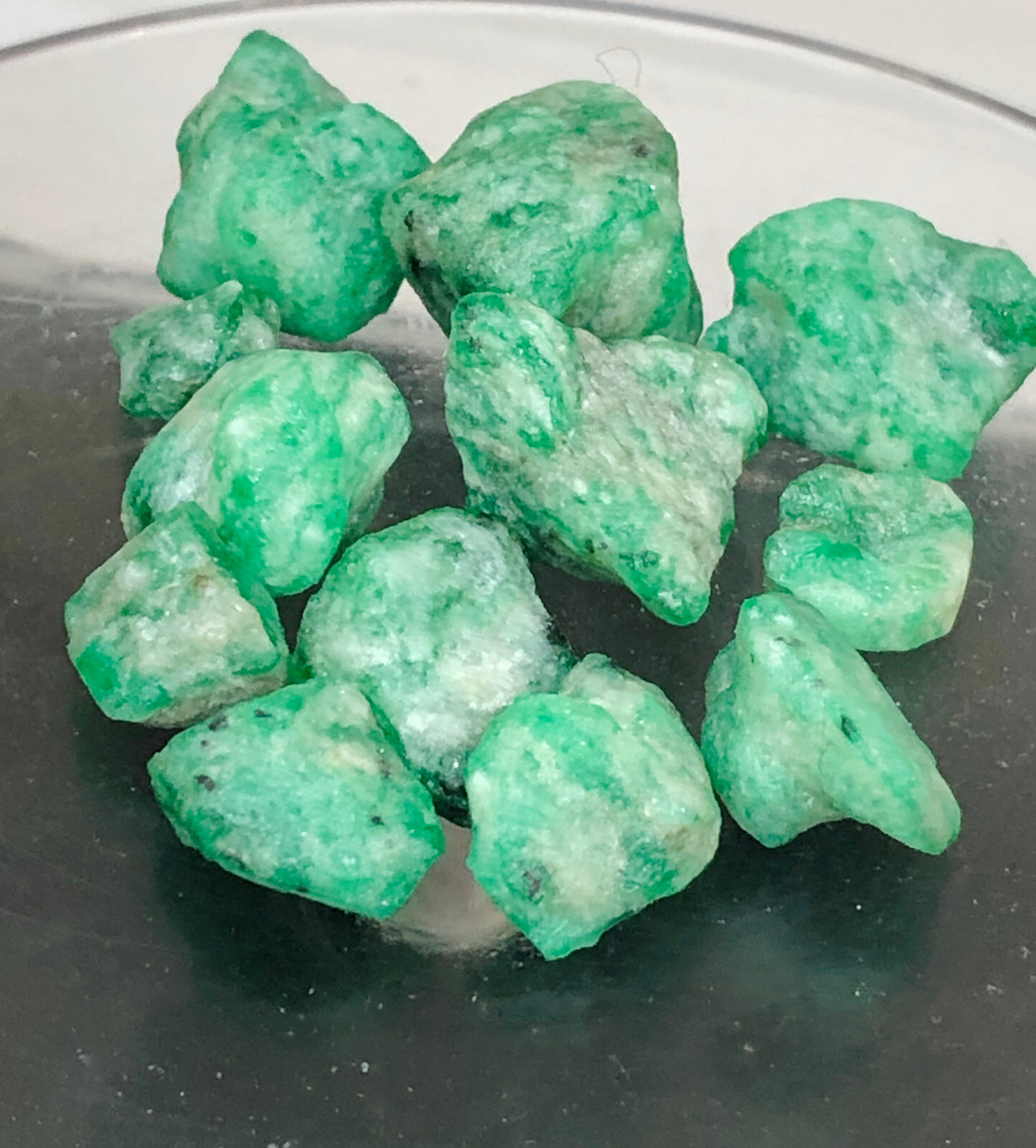 Natural top green crystal emerald rough gemstone raw lot 83,cts @swat pakistan