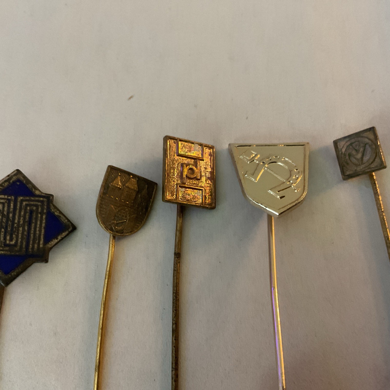 Lot Of 8 Vintage Czech Republic Cold War Stick Pins