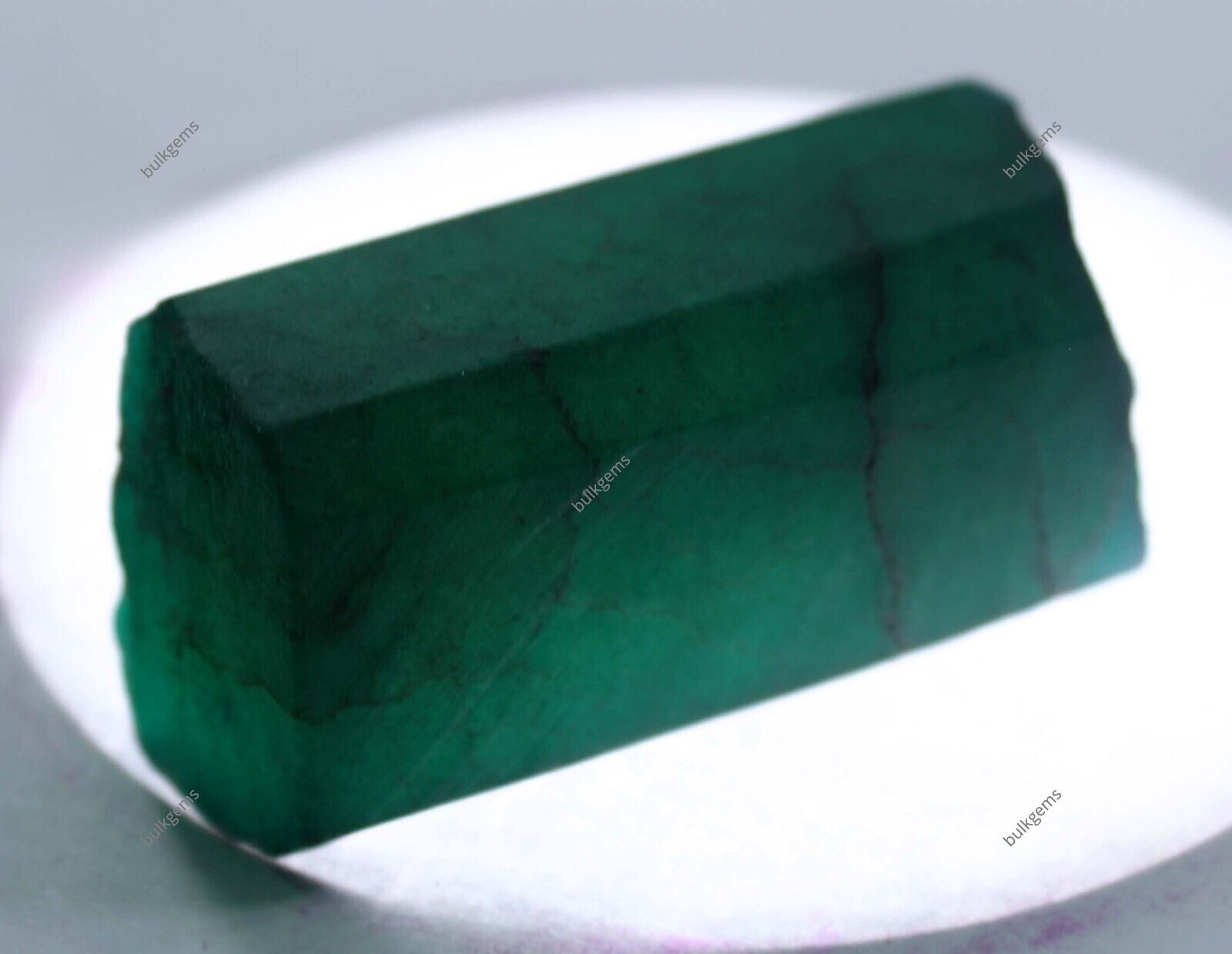 290.50 Ct Natural Emerald Green Rough Uncut Huge Size CERTIFIED Loose Gemstone