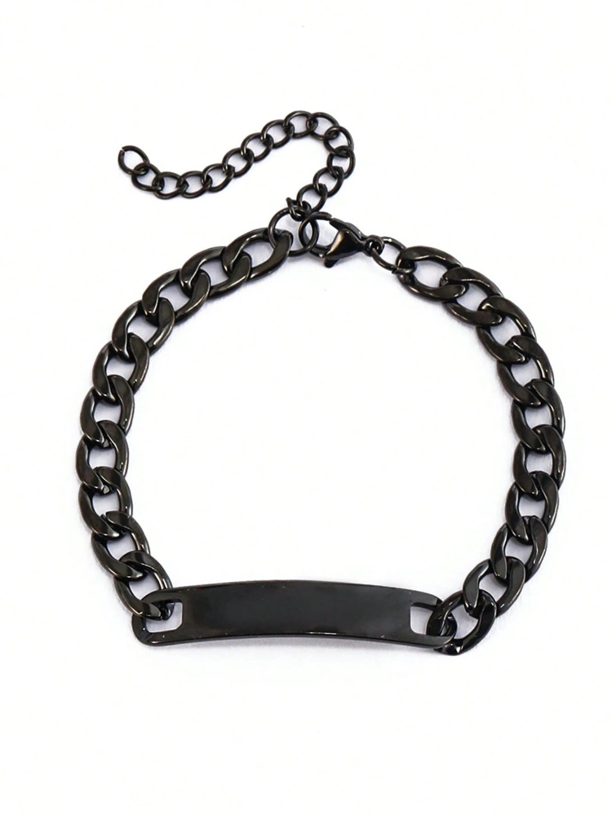 Custom Name Cuban Link Bracelet Couple Personalized Stainless Steel Chain Jewelr