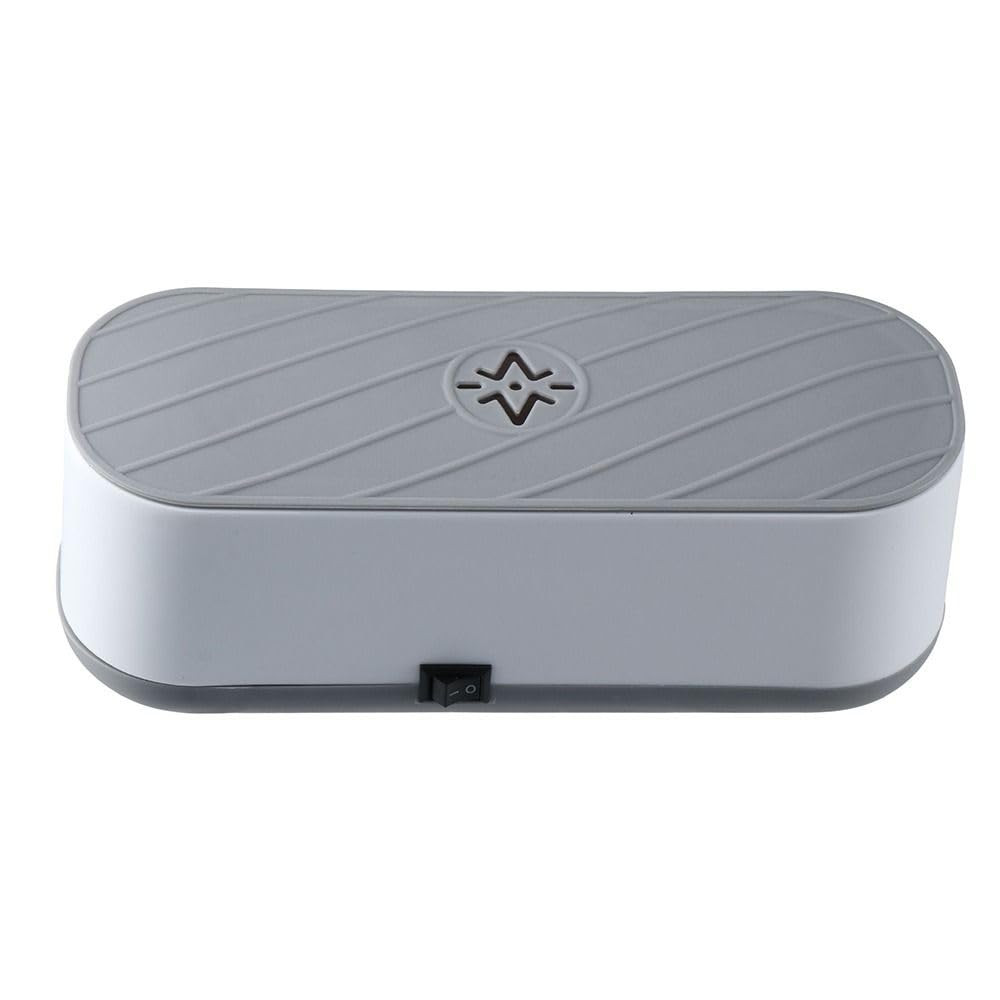 Ultrasonic Jewelry Cleaner,Home Mini Scaling Kit Cleaner,Light Wave Irradiation,