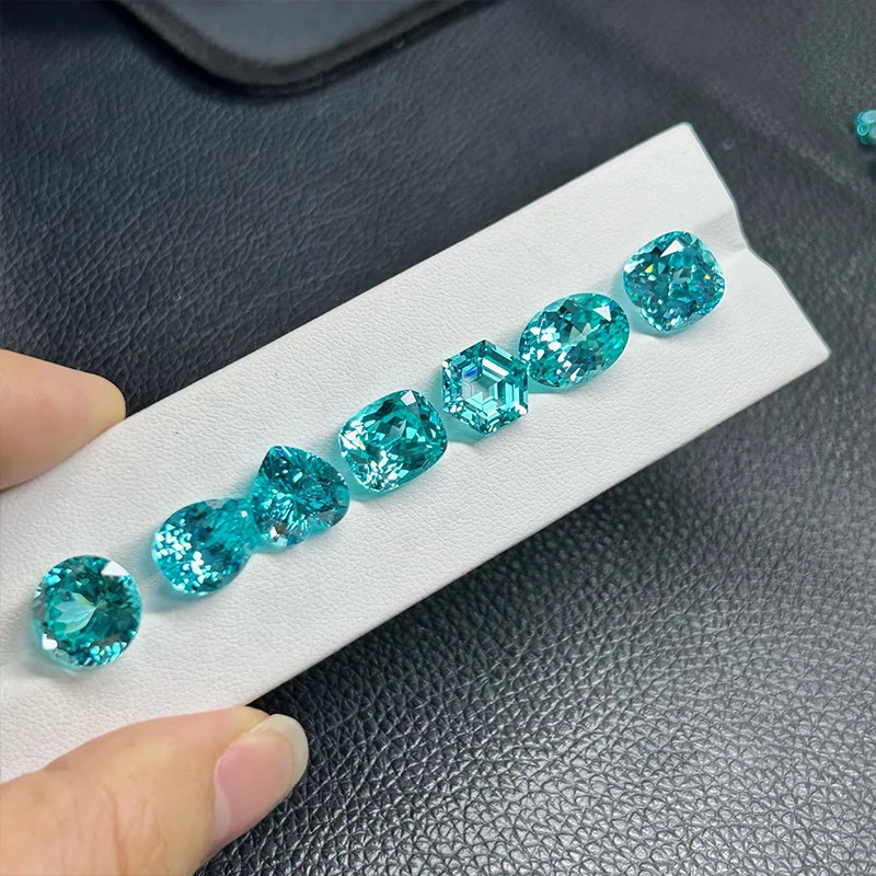 Lab Grown Paraiba Gemstone 0.5-5ct for Jewelry Making with AGL Certificate