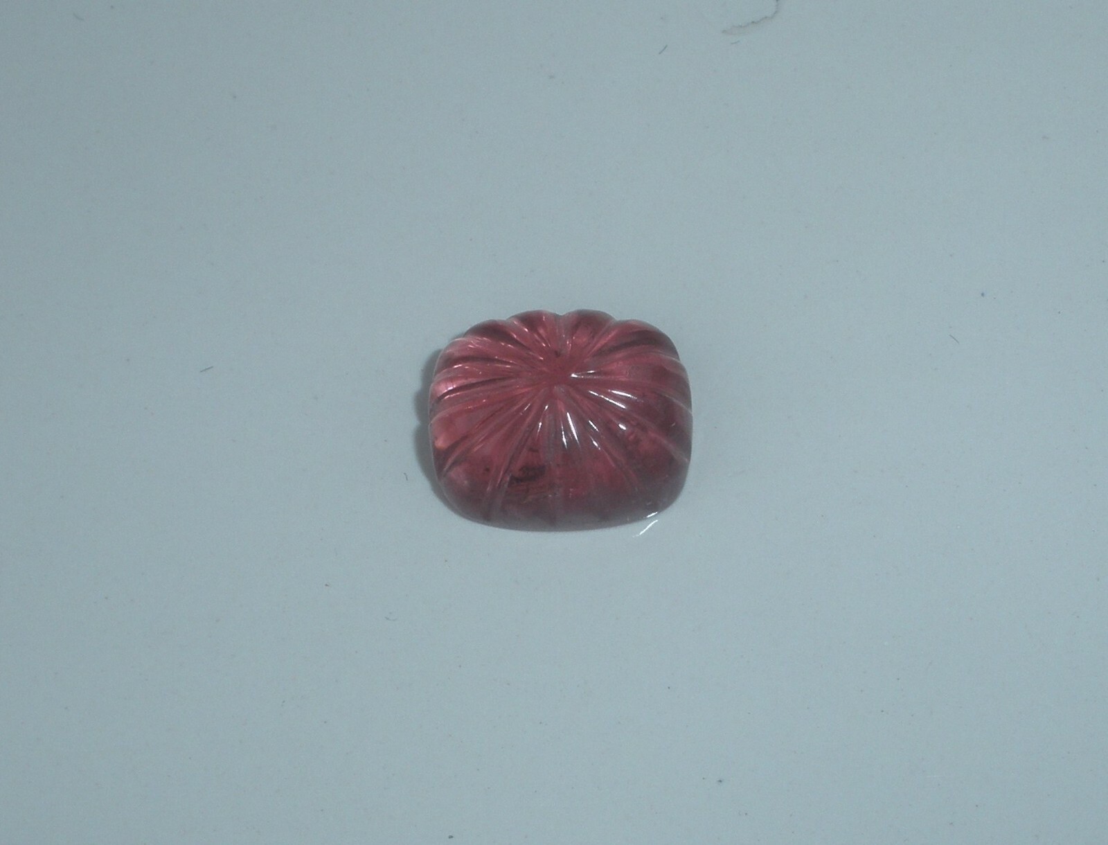 Pink Tourmaline Fancy Carved Cushion Natural Gem 12 x 10mm