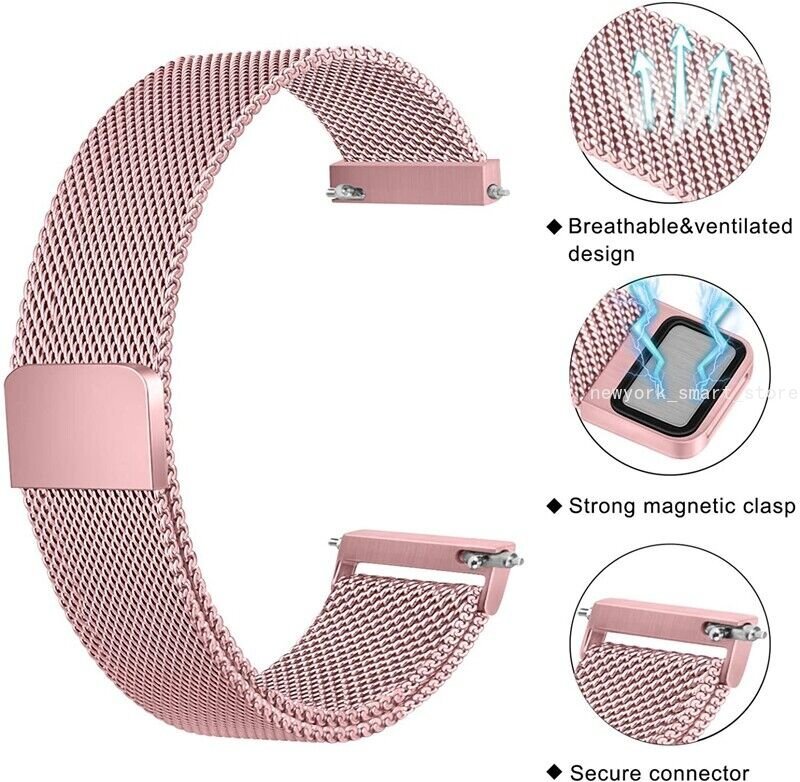 Milanese Metal Strap Watch Band For Samsung Galaxy Watch 4 5 6 40/44/4243/47mm