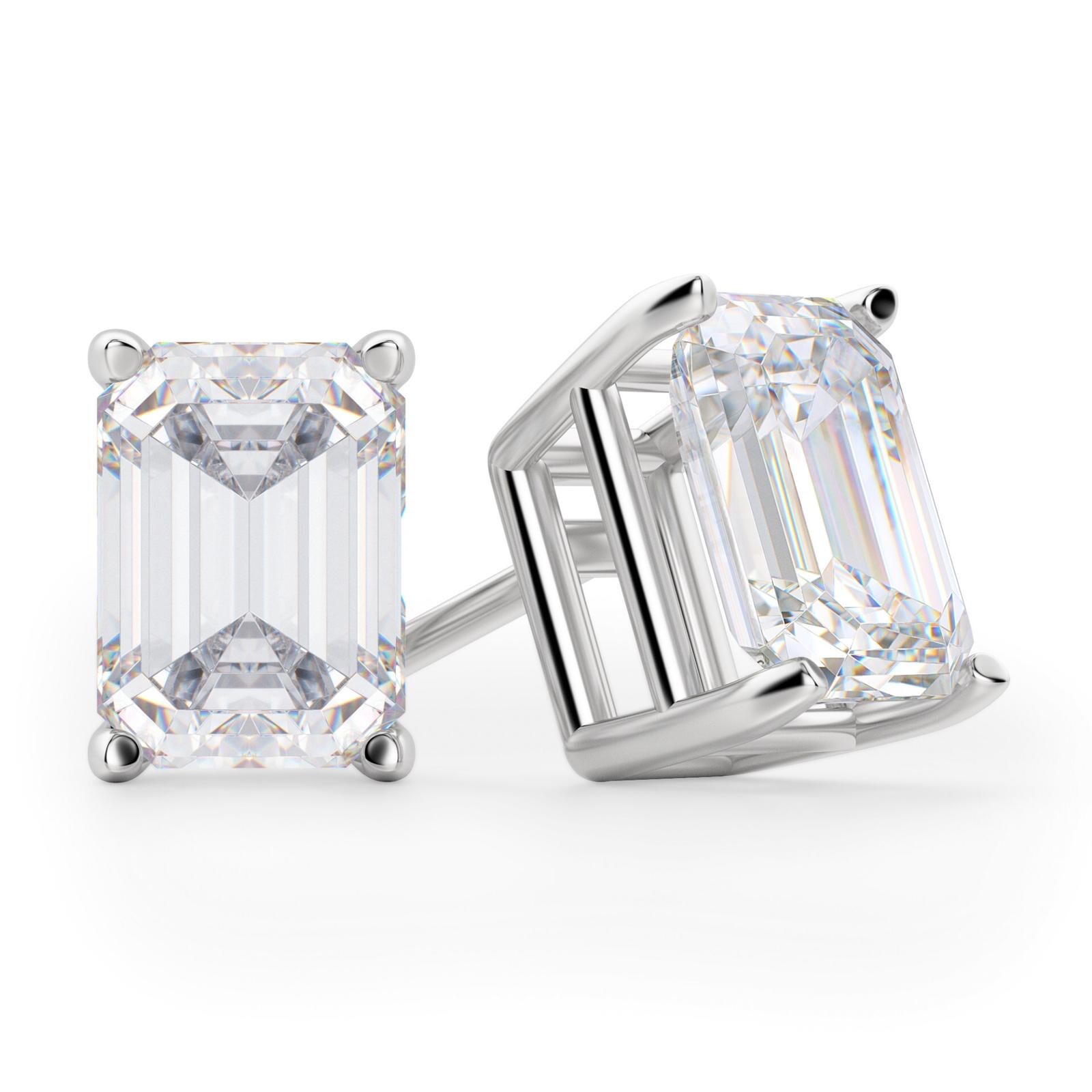 925 Sterling Silver CZ Stud Earrings Cubic Zirconia Women 5PC Earrings Set