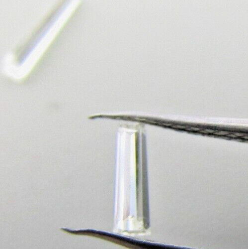 100% NATURAL TAPERED BAGUETTE SIZE DIAMOND @6mm SUPER CLEAN AND EXTRA LONG