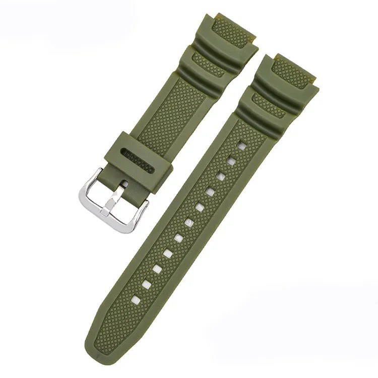 18mm Rubber Watch Band Strap for Casio AE1200 AE1300 AE1000 W219