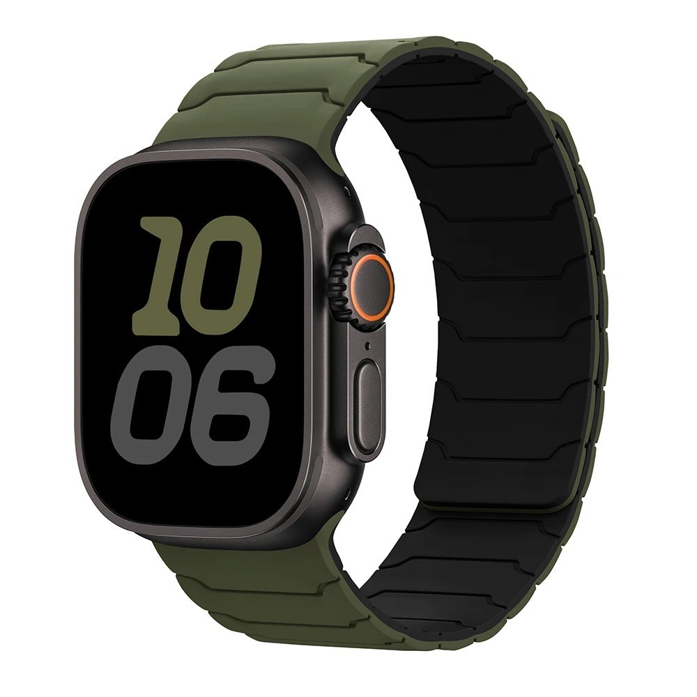 Magnetic Strap For iWatch Ultra 2 Series 10 9 8 7 SE 6 5 Silicone iWatch Band