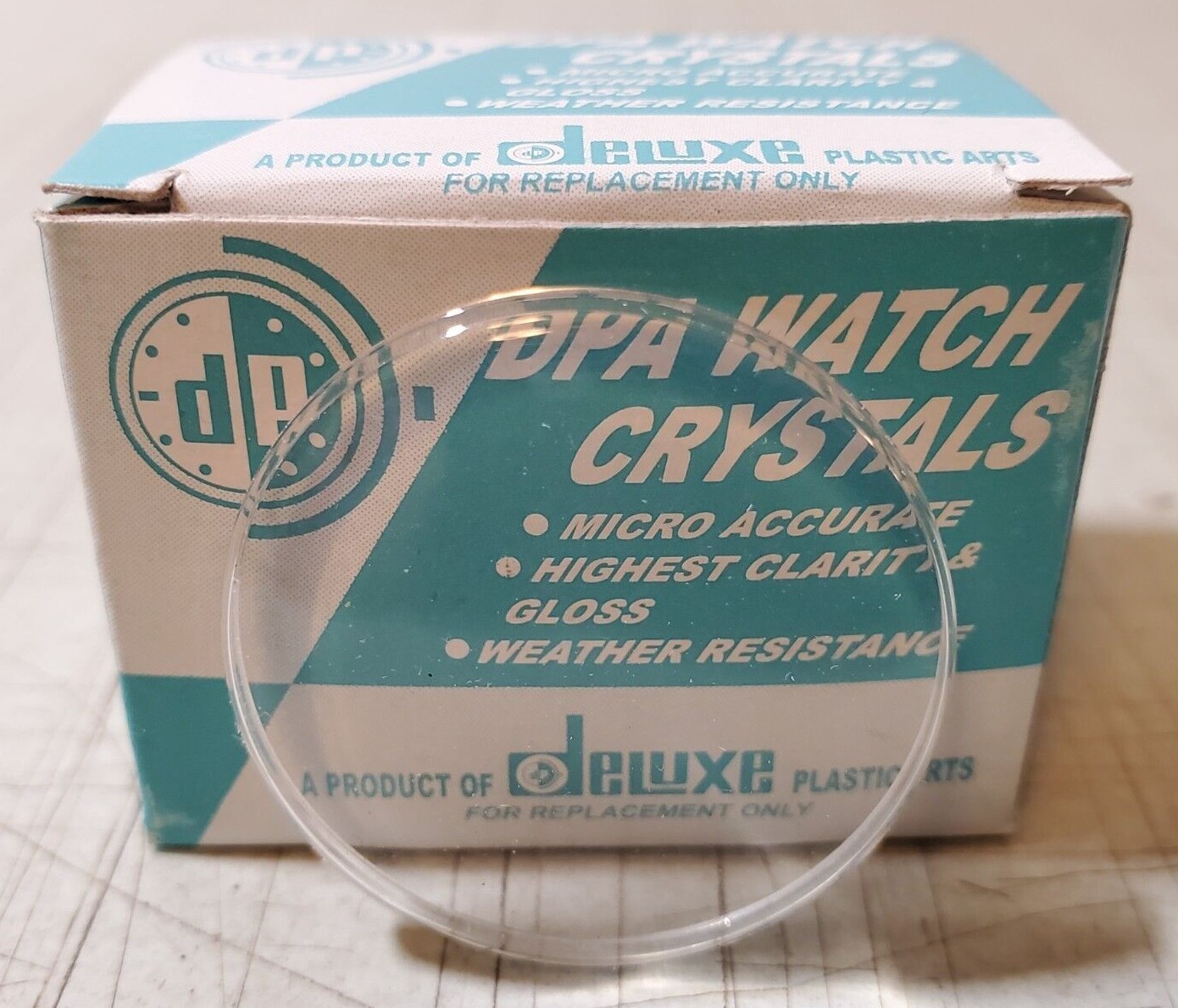 DPA Replacement Watch Crystal Acrylic 27.8mm-32.4mm Deluxe Watch Glass NEW