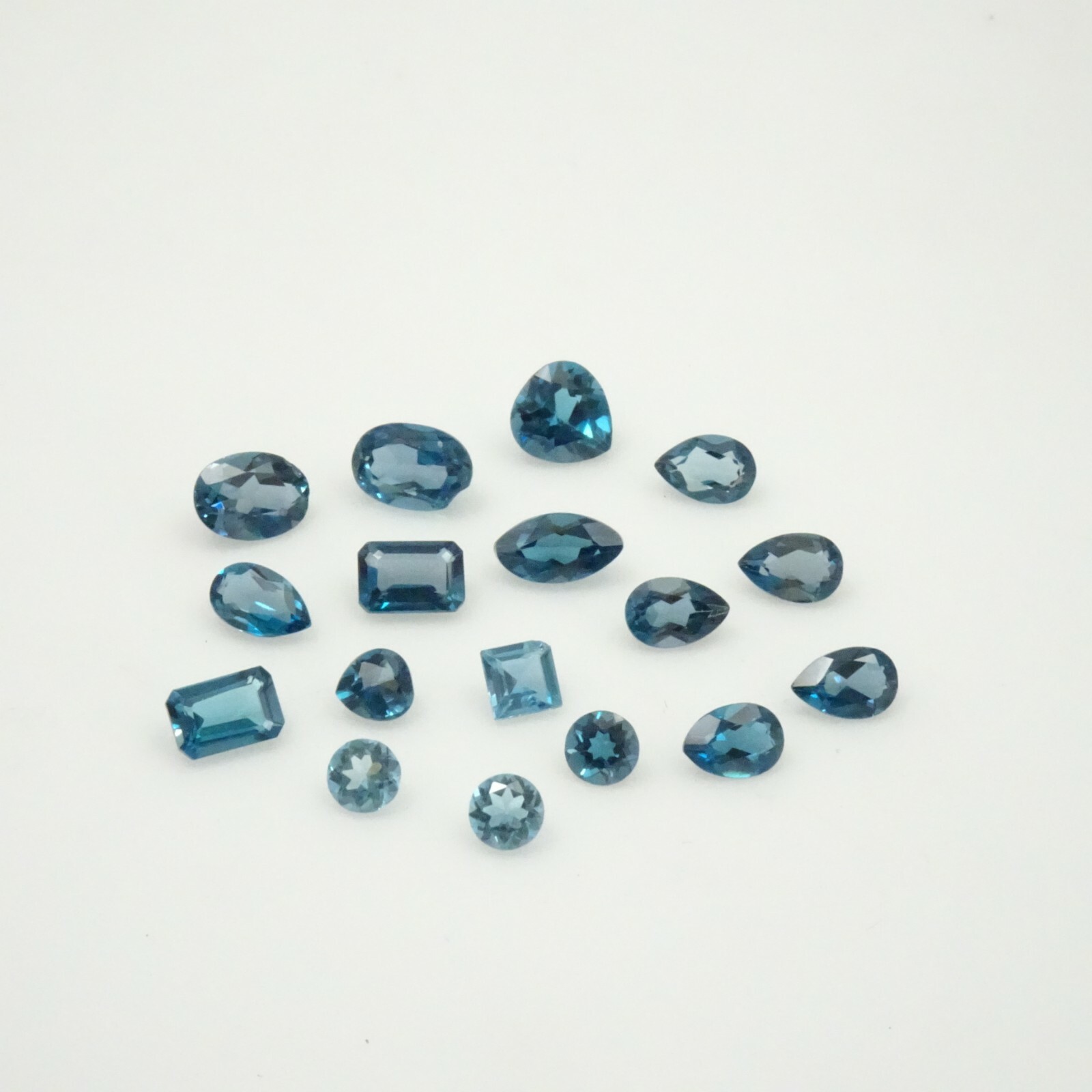 9.45CTW London Blue Topaz Parcel – Mixed MM – London Blue Topaz Loose Gemstones