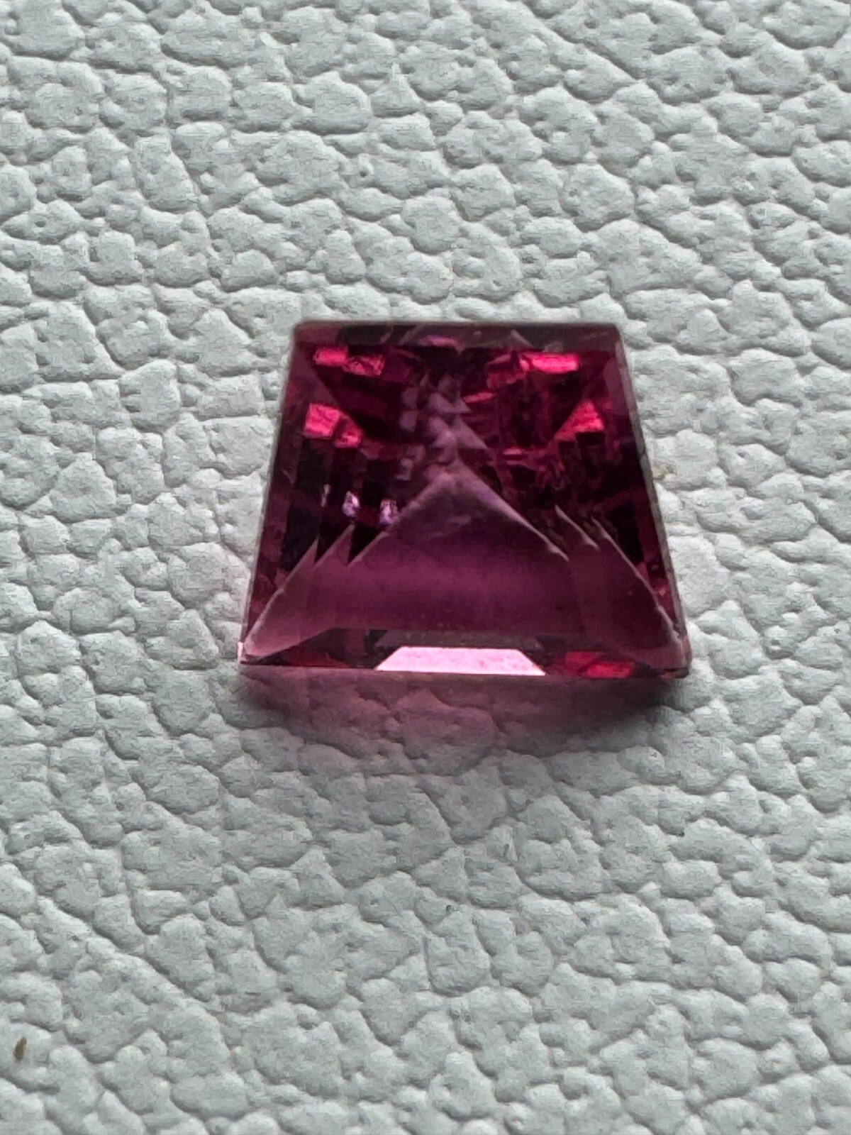 TOURMALINE, Pink, 0.43 Carats, 5 mm x 4.5 mm Tapered Baguette, Clean. #9