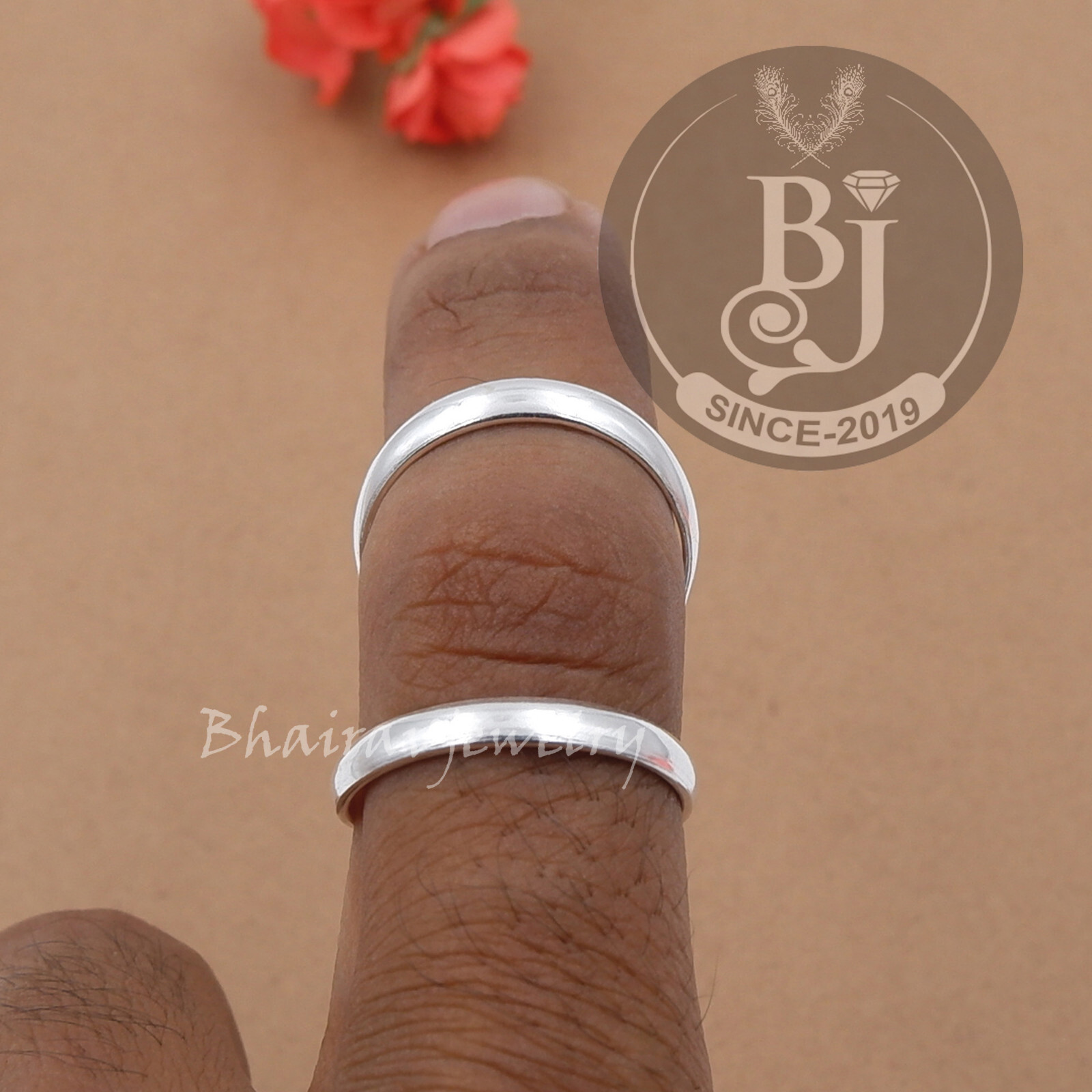 925 Sterling Silver Adjustable Finger PIP DIP Splint Ring Jewelry All Size 3-14
