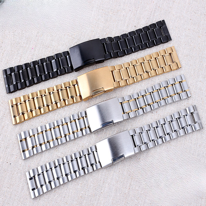 High Quality Solid Stainless Steel Watch Strap Band metal 14/16/18/20/22/24/26mm