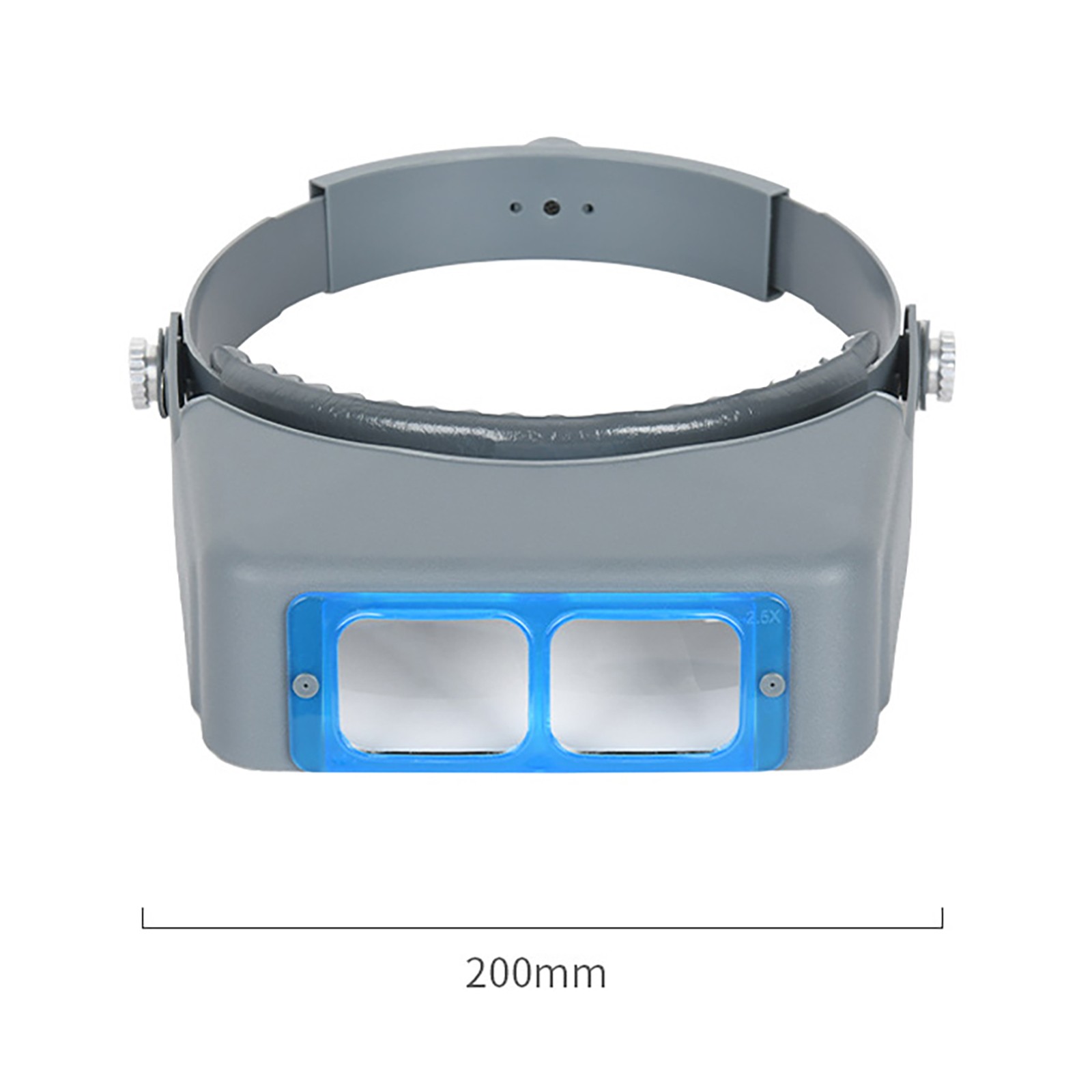 Headband Magnifier Glass+Lens Plate Optivisor Eye Loupe Watch Welding Head Visor