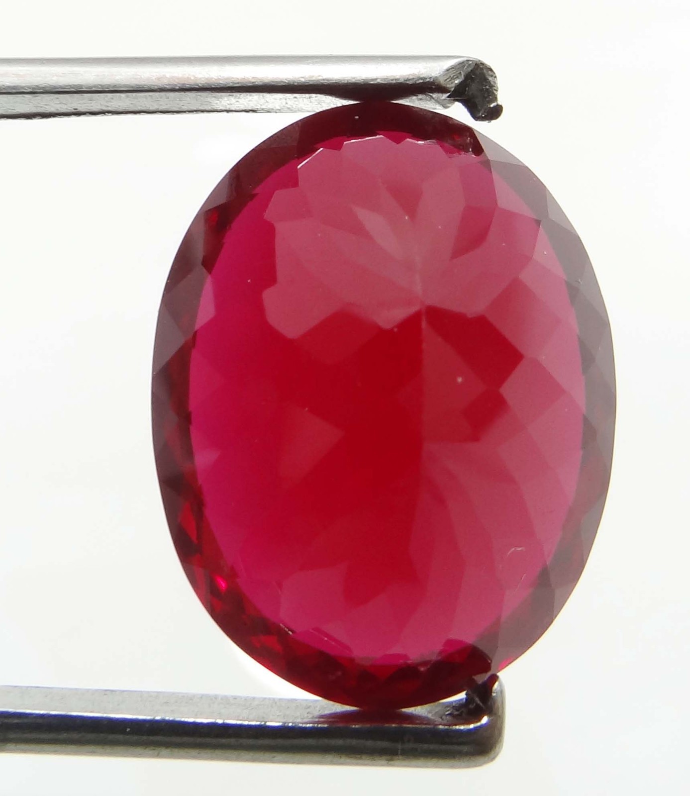 NATURAL 12.00 CTS PIGEON BLOOD RED RUBY oval GEMSTONE CERTIFIED
