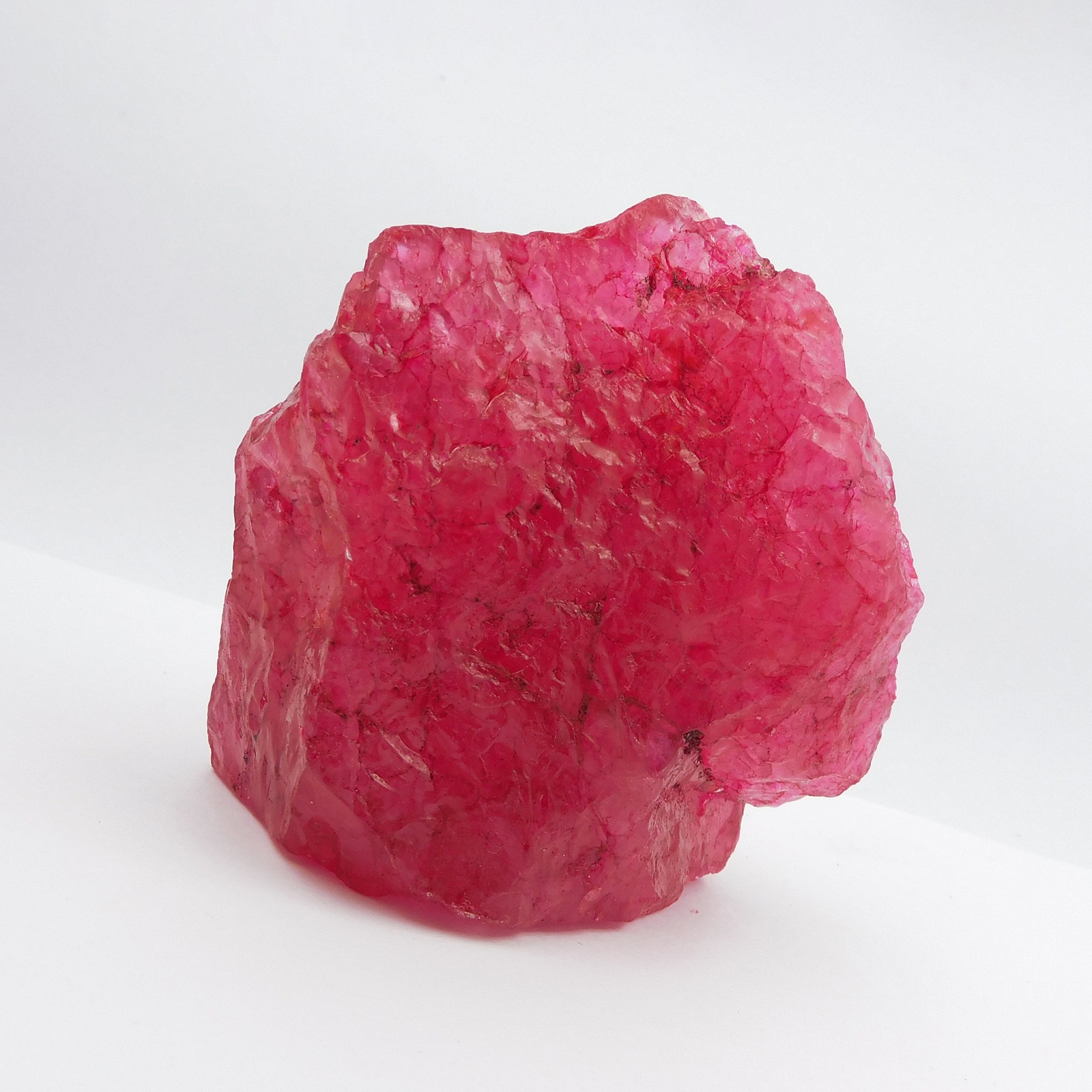 Ruby Red 1222 Ct Red Ruby Natural Huge Size Uncut Rough CERTIFIED Loose Gemstone